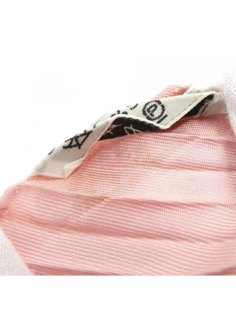 Hermes Pleated Scarf Pink - Picture 6 of 7